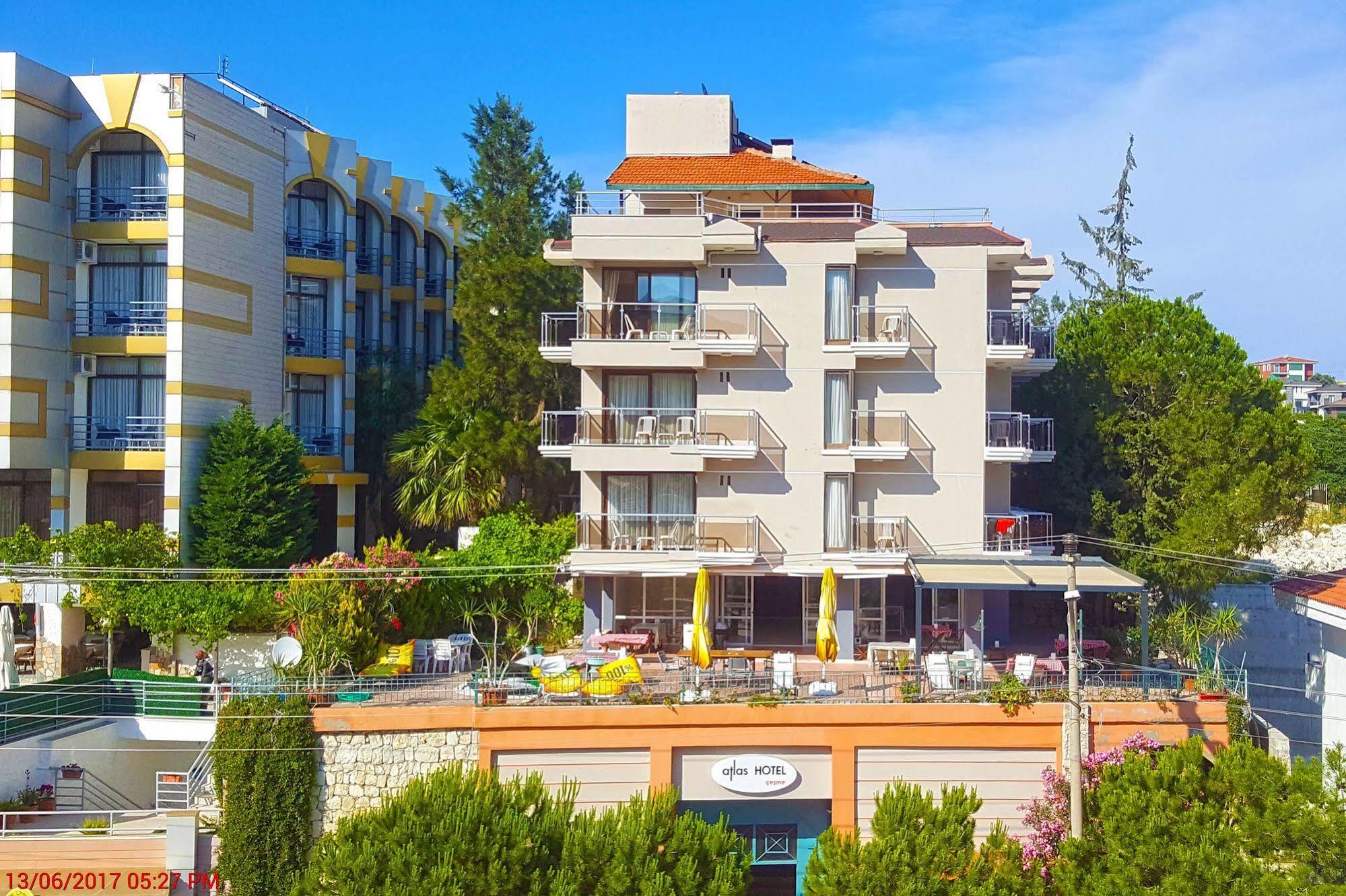 Atlas Apart Hotel Cesme Exterior foto